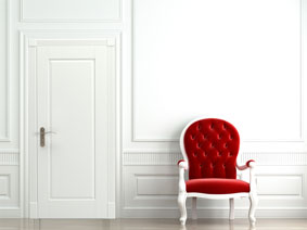 Белые классические межкомтантые двери Европан Classico Лондон и Амстердам эмаль